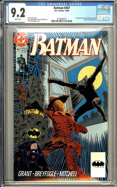 BATMAN #457 - 1st Tim Drake as Robin - CGC 9.2 DC Comics 1990 press it