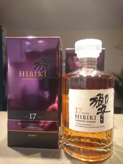 Rare Whisky Suntory Hibiki 17 Years 70Cl Ancienne Bouteille