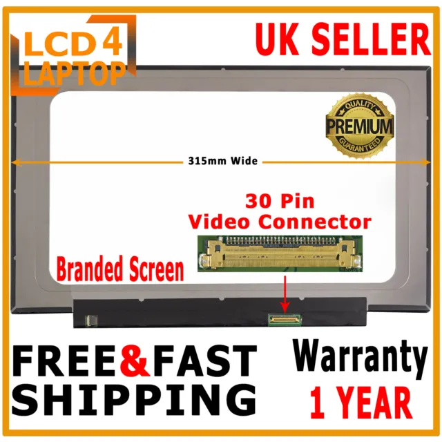Compatible For NV140FHM-N3K 14" IPS LED LCD Laptop Screen FHD Narrow Display