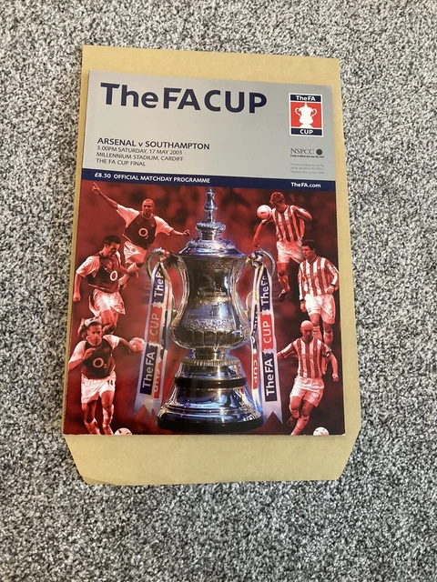 ARSENAL V SOUTHAMPTON 2003 FA cup Final Programme. £4.99 PicClick UK