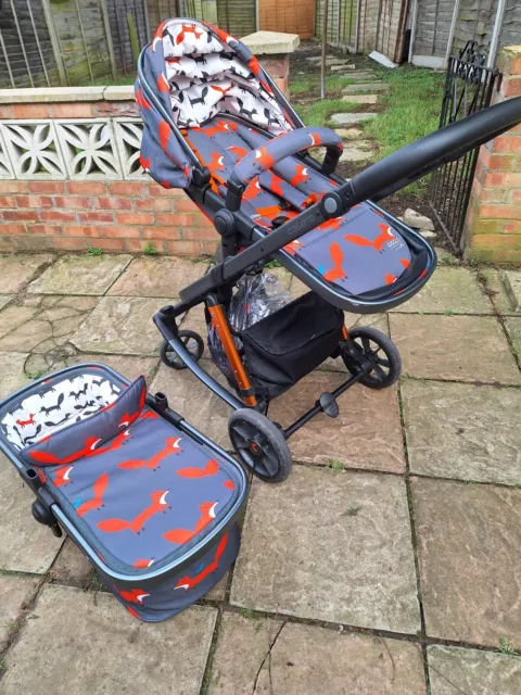 Cosatto Giggle Quad Charcoal Fox Pram and Pushchair