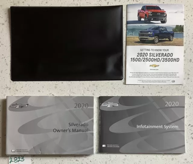 2020 Chevrolet Silverado Owners Manual& Navigation User Guide 1500 2500 3500 Set