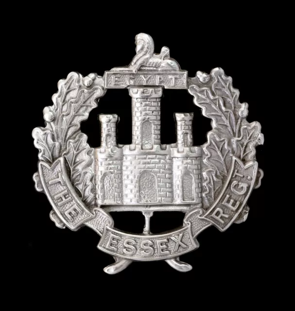 The Essex Regiment Cap Badge Hallmarked Silver