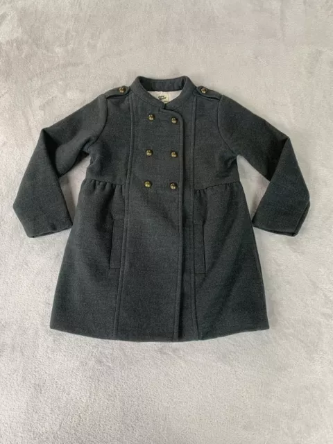 Baby B'gosh Coat 5T Girls Coat Snap Up Lined Double Breasted  Wool Look 1111 2