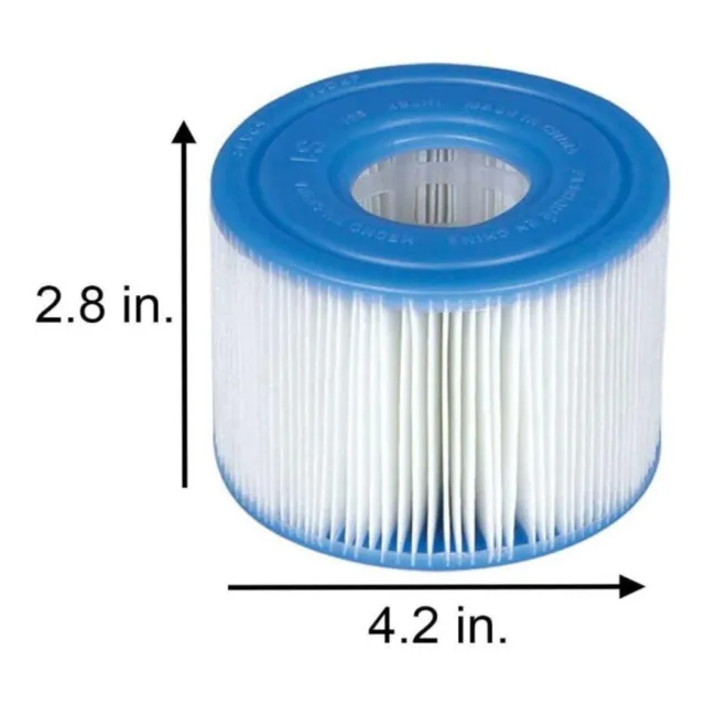 For Intex Pure Spa Replacement Part Hot Tub Filter Cartridges 29011E S1 Tool