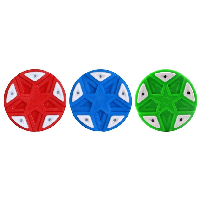 Toyvian – 10 Rondelles De Hockey Plastique Jaunes – 6,5 Cm – Accessoires De Remplacement Pour Table De Hockey