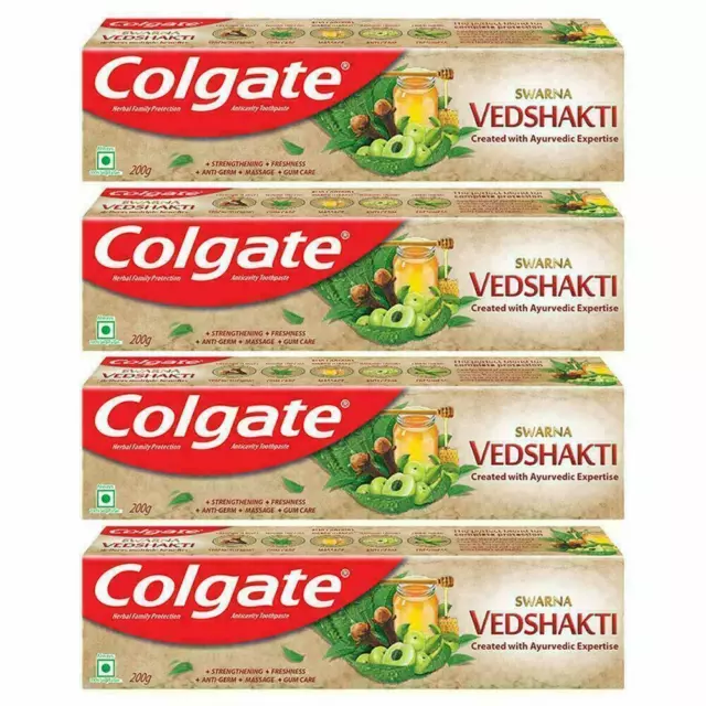 Colgate Swarna Vedshakti Dentifrice Ayurvédique, Pâte Anti-Bactérienne 200...