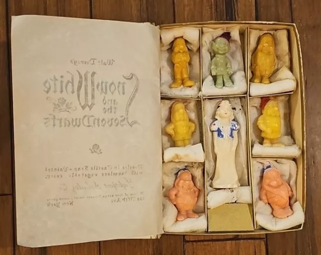 Vintage Walt Disney Snow White Seven Dwarfs Lightfoot Schultz Soaps Box 1930s 2