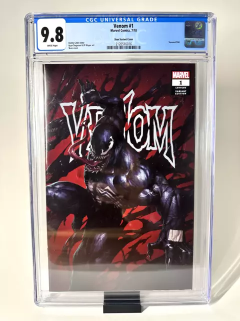 Venom #1 CGC 9.8 Skan Variant Marvel 7/2018 WOW!!