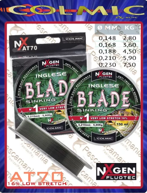 Mono-Filament Japonais Moulinet Colmic Blade Mt. 150 Naufrage