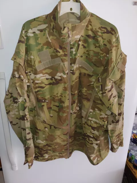 USGI Multicam OCP, Jacket Wind Cold Weather Gen III Large Level 4  LIGHTLY Used