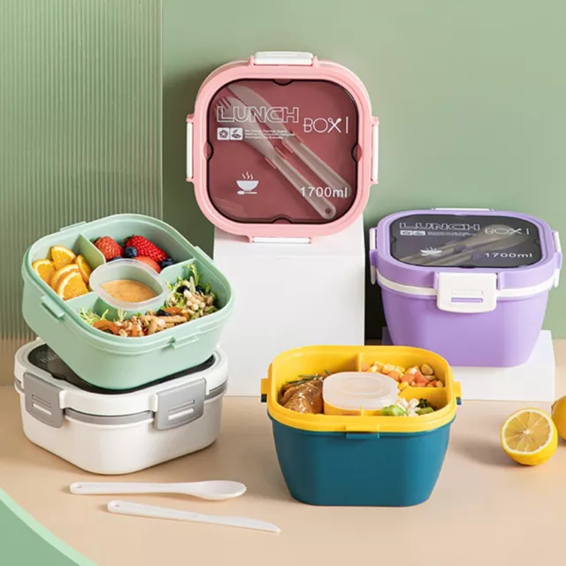 Sturdy PP Lunch Box with Leak Proof Seals Keep Your Meals Fresh and Spill Free