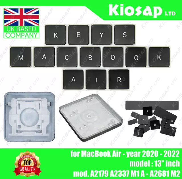 Key Scissor Clip Keyboard Apple Macbook Air 13" Year 2020 2022 A2179 A2337 A2681