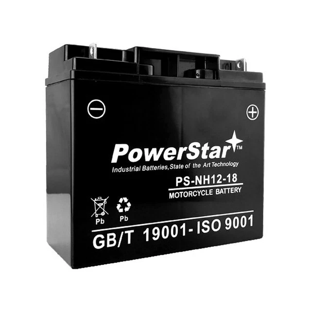 PowerStar Replaces Yuasa YT19BL-BS AGM Maintenance-Free Battery YUAM6219BL