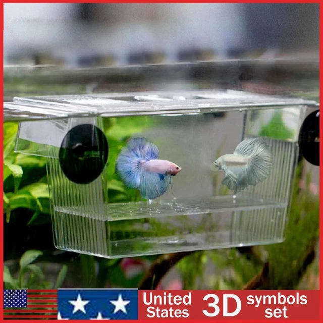 Aquarium Fish Tank Hatchery Box Breeding Transparent Acrylic Incubator Holder
