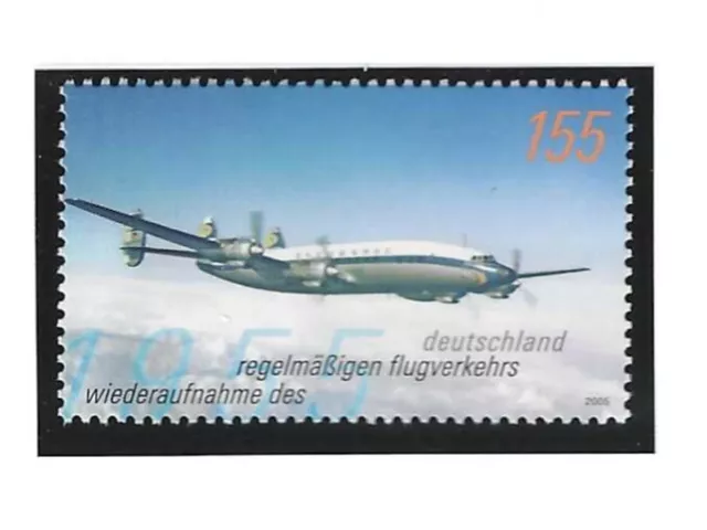 **POSTFRISCHE** BRIEFMARKE Michel- Nr. 2450 Deutschland 2005 B.R.D. Lufthansa