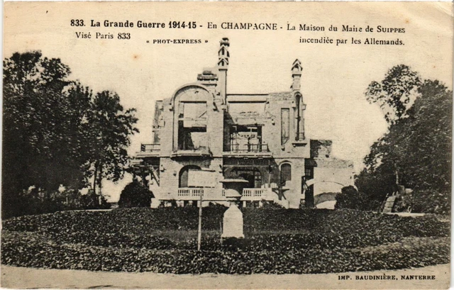 CPA Militaire, La Maison du Maire de Suippes (277438)