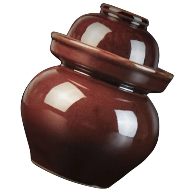 Set 2 Barattoli Per Sottaceti Con Inserti Colino: Contenitori Trasparenti A Tenuta Stagna Per Olive E Verdure, 10x13 Cm