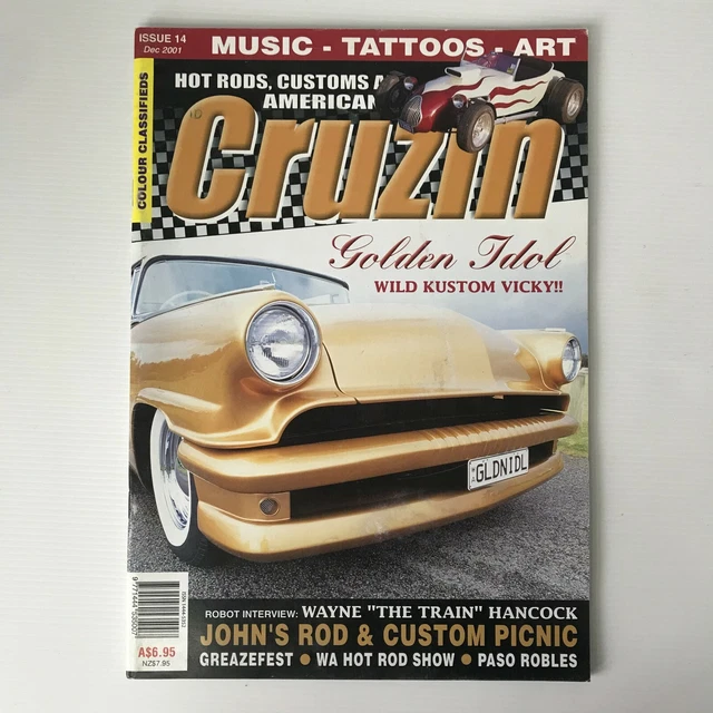 CRUZIN ISSUE 14 December 2001 Golden Idol Vintage Magazine Hot Rods