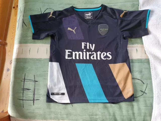 Arsenal Football Club Away Jersey 2015 to 2016 Children YS 7 to 8 Years Old Puma