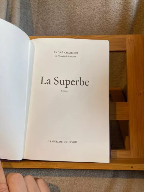 André Chamson La Superbe roman La Guilde du livre 1971