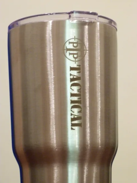 20 oz. RTIC Stainless Steel Insulated Tumbler with PTP Tactical Engraved LOGO 2