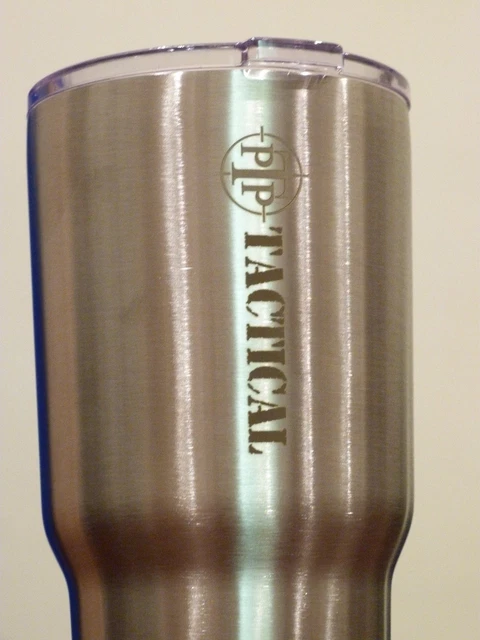 20 oz. RTIC Stainless Steel Insulated Tumbler with PTP Tactical Engraved LOGO 2