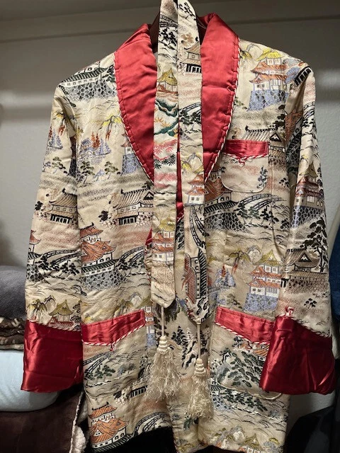 1950's Men's Japanese Smoking Jacket