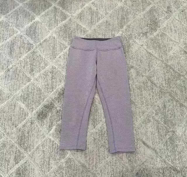 BEYOND YOGA - Purple Textured Crop Leggings Size XS