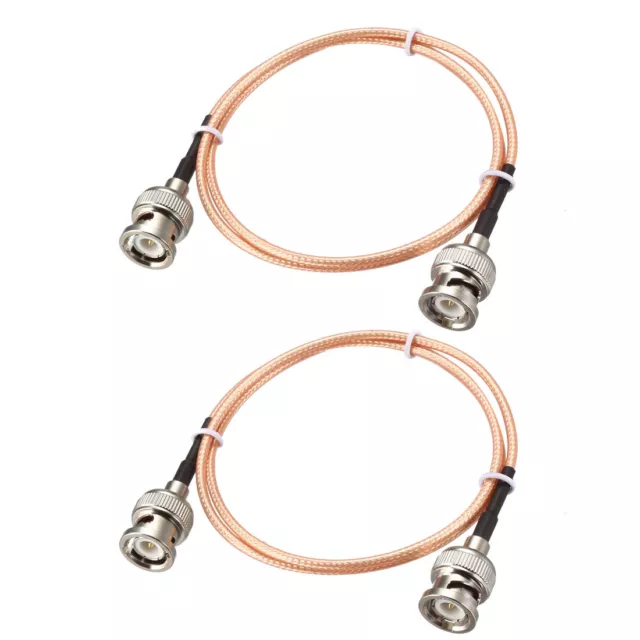 2pcs BNC Male to BNC Male Coax Cable RG316 RF Coaxial Cable 50 ohm