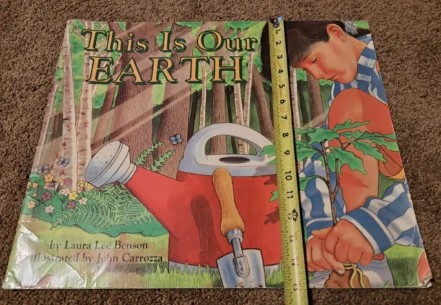 Big Book Teacher Oversized Easel Reading Story This Is Our Earth Benson Carrozza