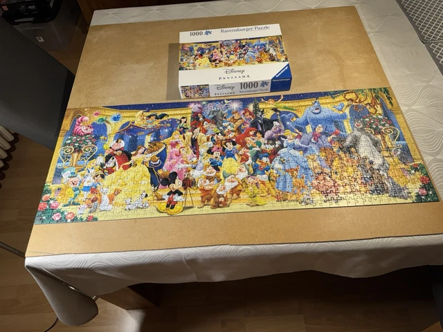 RAVENSBURGER PUZZLE DISNEY Group Foto 1000 Teile Panorama EUR 8,00 ...