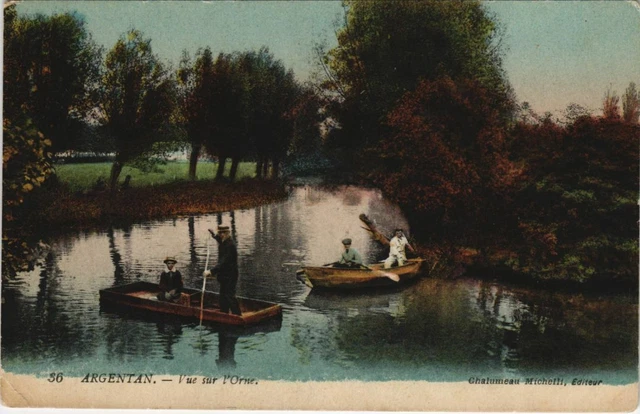 CPA Argentan View of the Orne FRANCE (1053814)