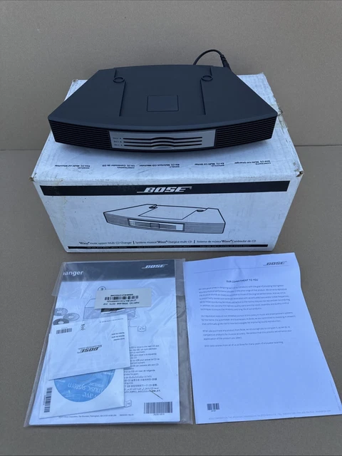 BOSE WAVE MUSIC Sytem Multi CD Changer Graphite 279087-2100 New in Box ...