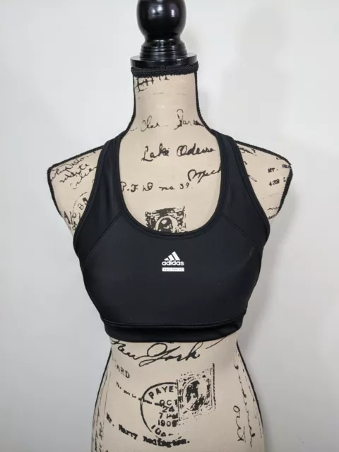 Adidas Techfit Racerback Sports Bra Black Athletic Womens Size Medium M