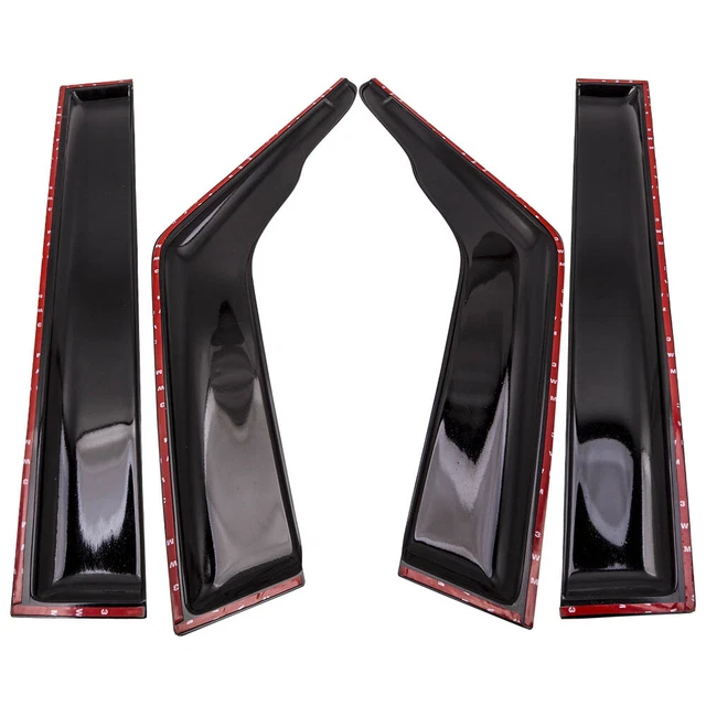 4x Weathershield Window Sun Visor for Nissan Patrol Gq Y60 1988-97 Auto Mirror