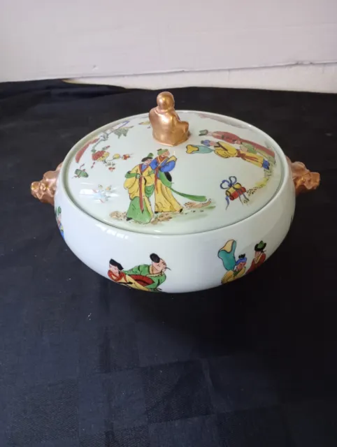 soupière Porcelaine de Limoges décor au chinois