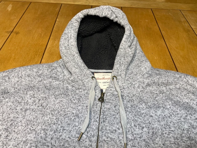 Weatherproof Vintage Men's Full Zip Sherpa Lined Hooded Jacket  Size Large 