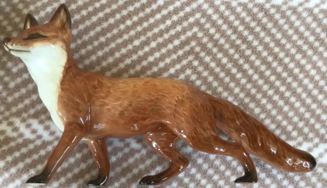 Large Beswick Red Fox Figure