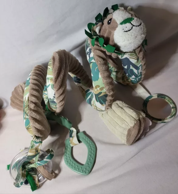 LES DEGLINGOS SPIRAL Jelecros The Lion Crib Pram Baby Sensory Soft
