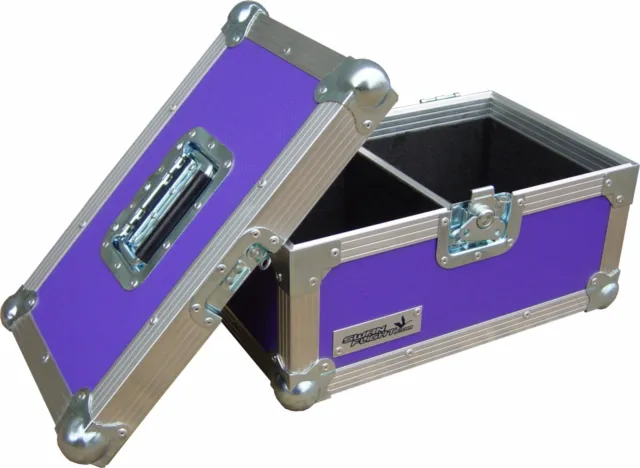 7" Single 200 Swan Flight Case Vinyl Record Box (Purple Rigid PVC) 2