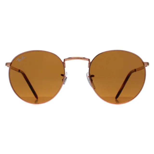 Ray-Ban Sunglasses RB3637 New Round 920233 Rose Gold Brown 53mm