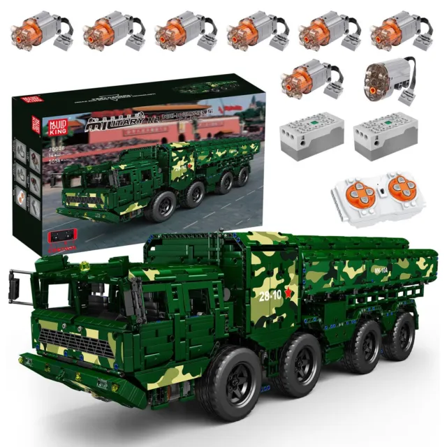 Mould King 20008 Military Cruise Rocket Vehicle Tank Model Building Block Toy