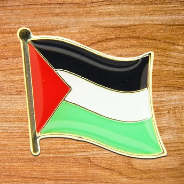 EY# Palestine Flag Lapel Pin Badge Country Flag Emblem Pin Small Metal for Patri