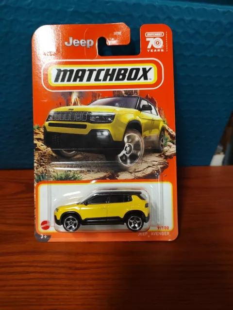 2023 MATCHBOX JEEP Avenger MBX Off Road Yellow New: Buy 2-5 Items Same S&H  Total $2.25 - PicClick
