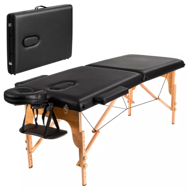 Portable Massage Table Facial Salon Tattoo Spa Folding Massage Bed Adjustable