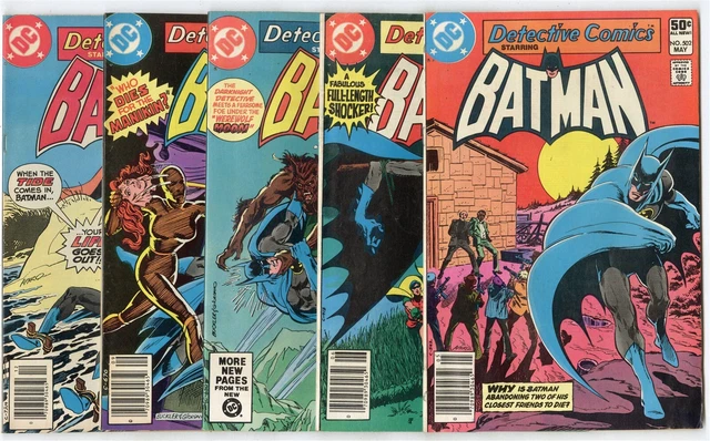Detective Comics #502 - 546 (26 issues)  avg. VF 8.0  Batman  DC  1982  No Resv