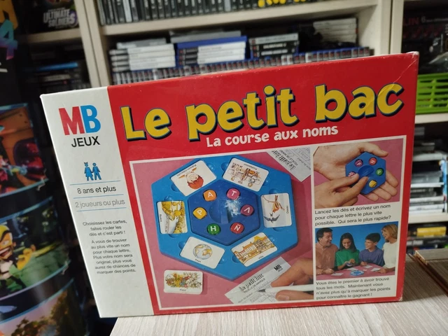 JEU DE SOCIÉTÉ Le Petit Bac La Course Aux Noms MB 1996 HASBRO Complet ...