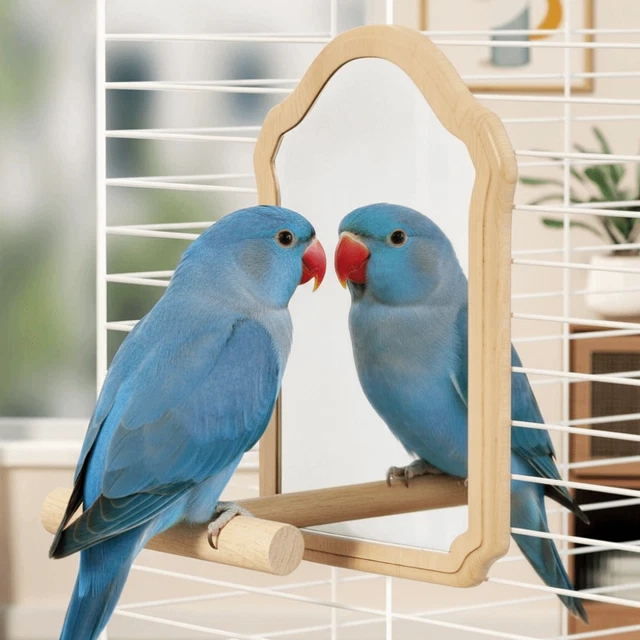 PawHut 92cm Large Bird Cage with Stand, Perches, Food Bowls, Swing ...