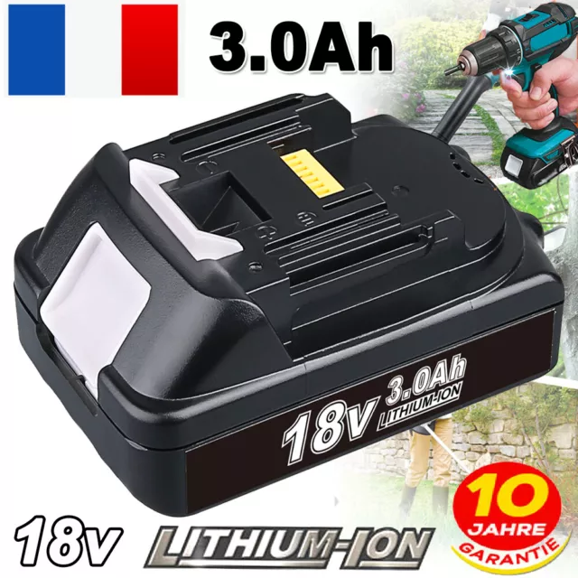 Pour Makita BL1815 BL1820 BL1830 18V 3.0Ah LXT400 Lithium-Ion batterie sans fil